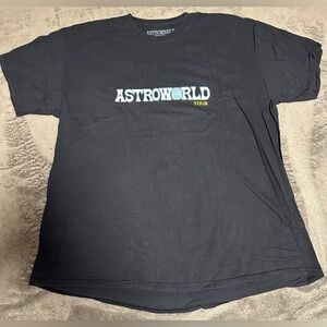Astroworld Tour Black T-Shirt Cactus Jack New Size Lg